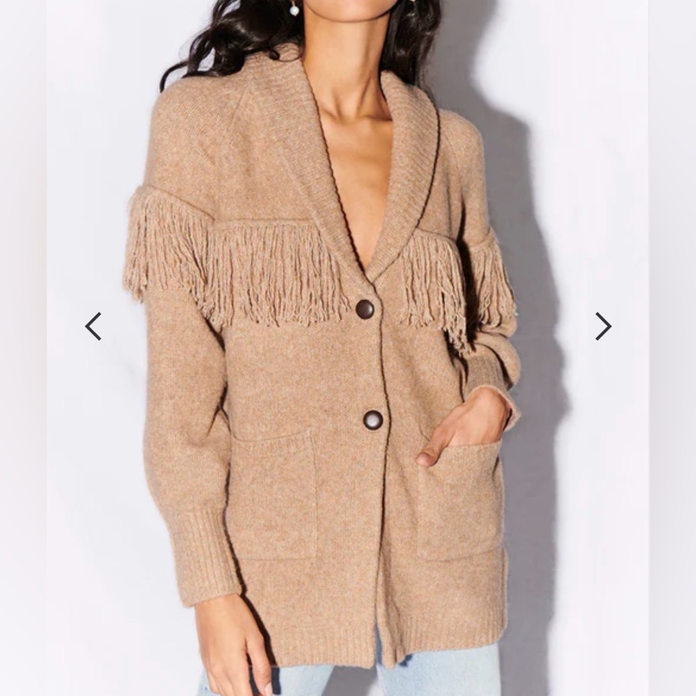 Like new! Saylor / Janey fringe cardigan / EUC
